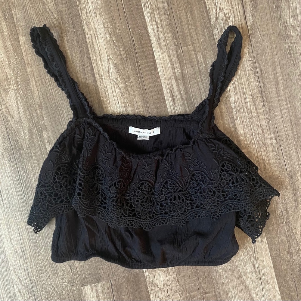 american eagle cropped tank